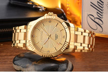 Load image into Gallery viewer, CHENXI Brand Classic Delicate Rhinestone Couple Lover Watches Fashion Luxury Gold Stainless Steel Men&amp;Women Watch Orologi Coppia